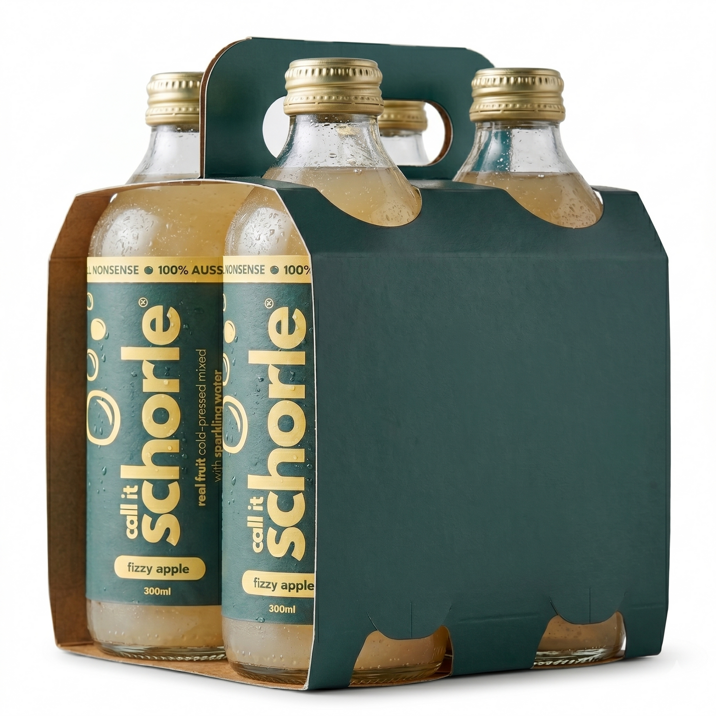4 pack - fizzy apple
