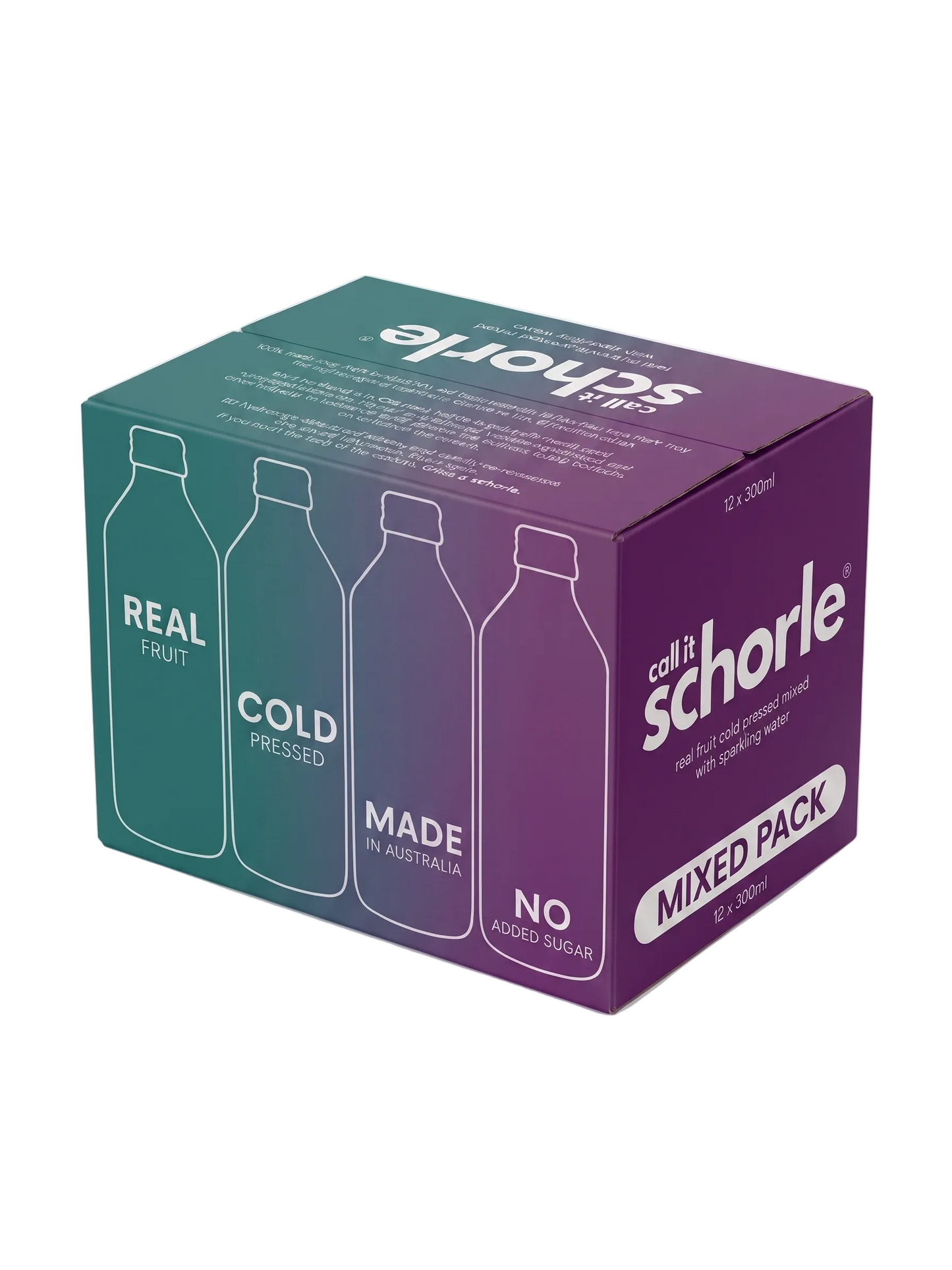 the schorle mixed pack (apple + orange passion)